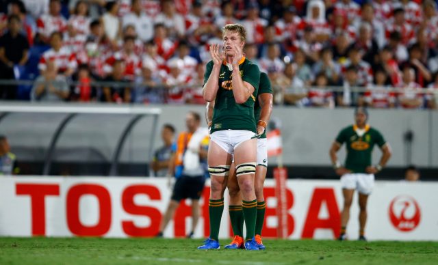 Japan and South Africa - Kumagaya Rugby Stadium in Saitama prefecture